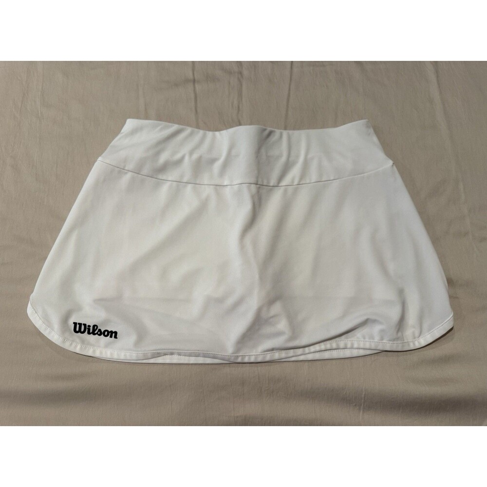 Women’s Wilson Solid White Tennis Skort Size Small Tennis Skirt